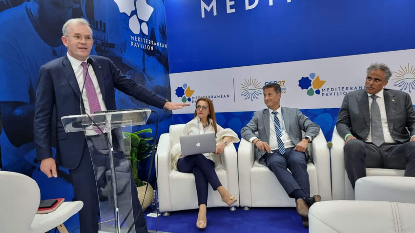 EMEA at COP27, Day 3-5, 10th-12th November – EMEA leads panel on innovative and transformative action to combat climate change and participates in the Ocean, Mediterranean, and Turkish Pavilions.