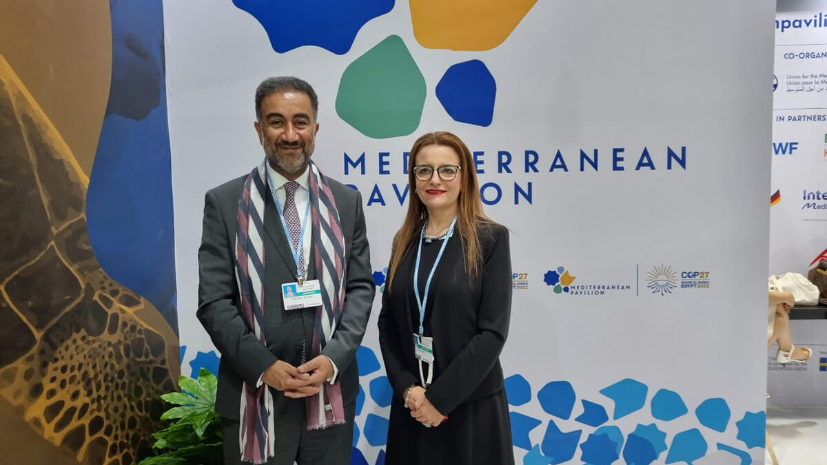 EMEA at COP27, Days 6-7, 14th -15th November – EMEA fortifies partnerships at COP and showcases the INVESTMED project and TRIS model in two important events at the Mediterranean Pavilion