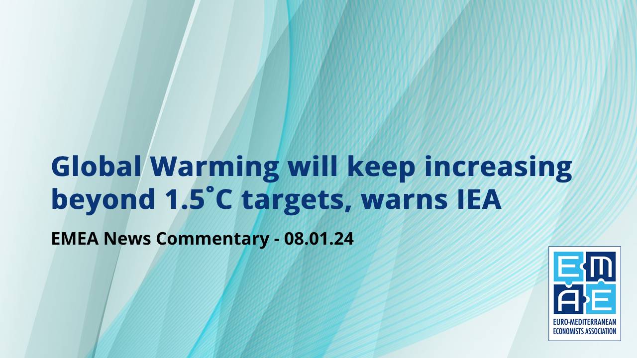Global Warming will keep increasing beyond 1.5˚C targets, warns IEA - banner