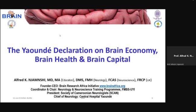 The Yaounde Declaration: Alfred Njamnshi, Founder and CEO of Brain Research Africa Initiative